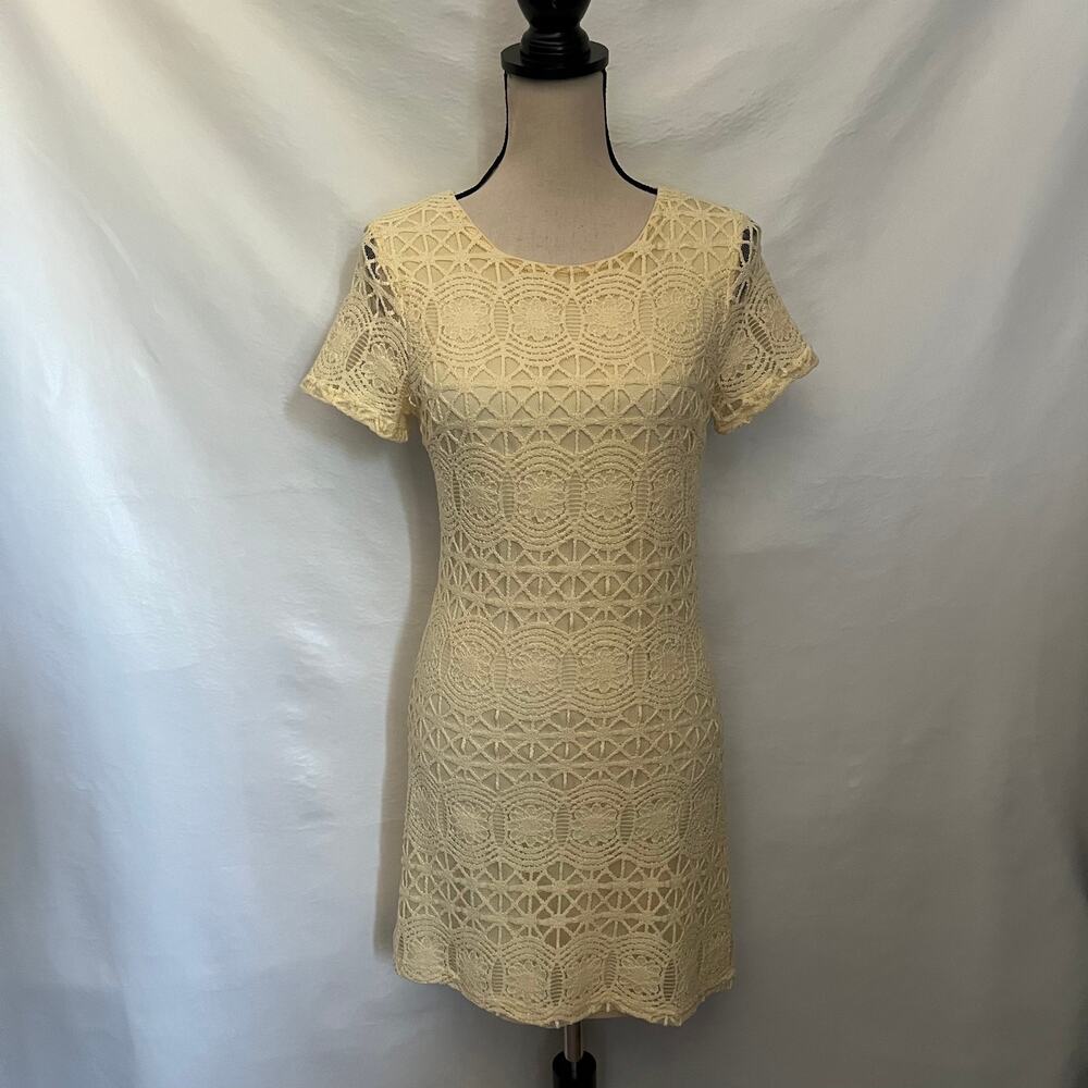 Lulus Love You For Eternity Shift Dress XS Crochet Fairy Coquette Cottagecore - Picture 14 of 14